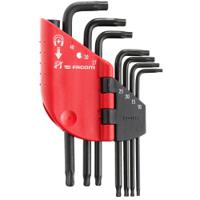 89srj7pb Facom 7-Piece Torx Key Set, T10 - T15 - T20 - T25 - T27 - T30 - T40 Size, L Shape, Long Arm