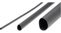 rnd-465-00729 RND Heat Shrink Tube, Grey 12 → 6mm Sleeve Dia. x 5m Length 2:1 Ratio, RND 465 Series