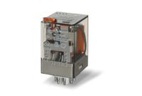 601281200040 Finder Plug In Relay, 120V ac Coil, 10A Switching Current, DPDT