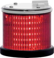 190-2894 RS PRO Red Multiple Effect Beacon Unit, 24 V ac/dc, LED Bulb, AC, DC, IP66