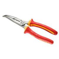 e050411 Expert by Facom Long Nose Pliers, 200 mm Overall, Angled Tip, 50mm Jaw