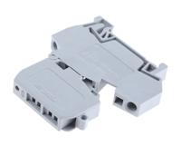281-622281-541 WAGO 281-622/281-541 281 Series Grey, 4mm², Single-Level, Cage Clamp Termination, Fused