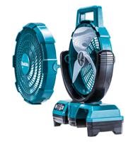 dcf203z Makita DCF Desk Fan 8.2cfm 235mm blade diameter 3 speed 14.4 V, 18 V