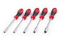 253-9676 RS PRO Hexagon Nut Driver Set, 5.5 mm, 6 mm, 7 mm, 8 mm, 10 mm Tip, 125 mm Blade, 225 mm, 235 mm Overall