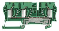 7904170000 Weidmuller  Z Series Green, Yellow, Single-Level, Clamp Termination