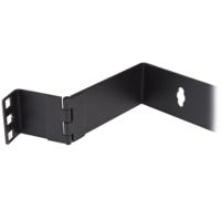 wallmounth1 StarTech.com Black 1U Steel Bracket , with 2-Post Frame 152 x 501 x 44mm