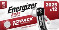 7638900453843 Energizer CR2025 Coin Battery, 3V, 8mm Diameter, 12 Pack