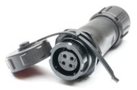 304-741 RS PRO Industrial Circular Connector, 4 Contacts, In-Line, SY13 Connector, Socket, Female, IP67, SY13 Series
