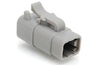 atm06-4s Amphenol Industrial, ATM Automotive Connector Plug Grey Cable Mount 4 Way, Crimp Termination ATM06-4S