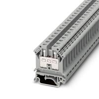 3005015 Phoenix Contact UK 10 Series Grey Feed Through Terminal Block, Single-Level, Screw Termination