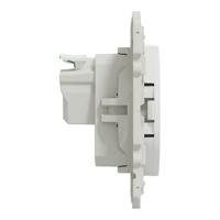 s520059 Schneider Electric White 1 Gang Plug Socket, 2 Poles, 16A, Type E - French