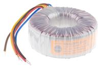 0225p1-2-025 Nuvotem Talema 230V ac, 2 x 25V ac Toroidal Transformer, 225VA 2 Output