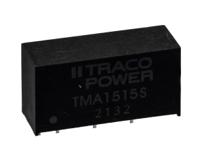 tma-1515s TRACOPOWER TMA DC-DC Converter, 15V dc/ 67mA Output, 13.5 → 16.5 V dc Input, 1W, Through Hole, +85°C Max Temp