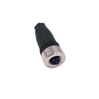 858fa05-203rbu1 Norcomp Circular Connector, 5 Contacts, Free Hanging, M12 Connector, Plug, Socket, Female, IP66, M12 Series