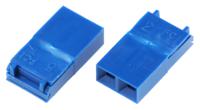 65474-002lf Amphenol ICC, Mini-Jump Jumper Female Straight Blue Closed Top 2 Way 1 Row 2.54mm Pitch