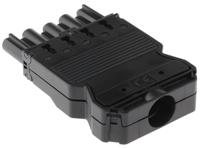 92-953-4053-1 Wieland GST18i5 Series, Female 5 Pole Connector, Cable Mount,with Strain Relief, Rated At 20A, 400 V
