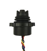 tsaa1s02a APEM 2-Axis Joystick Castle, Hall Effect, IP67 5 ± 0.01V dc