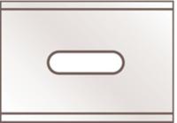 9266 MARTOR Steel Flat Safety Knife Blade 18.5 mm, 10 per Package