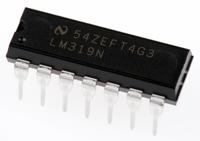 lm319nnopb LM319N/NOPB Texas Instruments, Dual Comparator, Open Collector O/P, 0.08μs 9 → 28 V 14-Pin MDIP