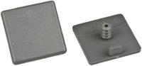 xfbe-30 FlexLink Grey Square End Cap, 30 mm Strut Profile, 7.2mm Groove