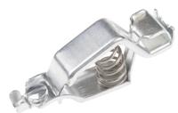 205-403 RS PRO Crocodile Clip Heavy Duty Crocodile Clip Connection, Zinc-Plated Steel Contact, 25A, Silver