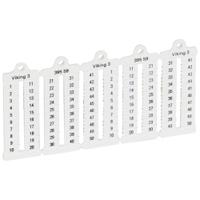 0-395-59 Legrand Number Marker Plate for use with  for use with Terminal Blocks