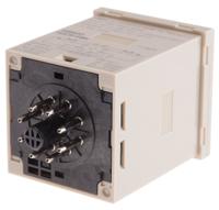 h3cr-f8n-ac24-48dc12-48 Omron H3CR Series DIN Rail Mount Timer Relay, 24 → 48V ac, 2-Contact, 0.05 s → 300 h, DPDT