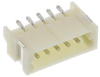 s5b-zr-sm4a-tf-lfsn JST ZH Series Right Angle Surface PCB Header, 5 Contact(s), 1.5 mm Pitch, 1 Row, Shrouded