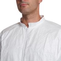 d13495983 DuPont White Unisex Disposable White Lab Coat, M