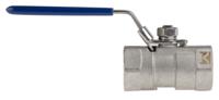 499-2802 RS PRO Stainless Steel Reduced Bore, 2 Way, Ball Valve, Threaded, BSPP 3/4in, 68bar Operating Pressure