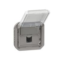 069569l Legrand Grey Plug Socket, 6A, RJ45