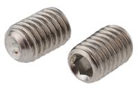 187-0838 Plain Stainless Steel Hex Socket Set M8 x 12mm Grub Screw