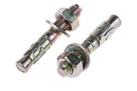 908-6943 RS PRO Carbon Steel Anchor Bolt M8 x 50mm, 8mm Fixing Hole