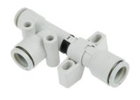 zh13dla-08-10-10 SMC Vacuum Generator, 1.3mm nozzle , -48kPa 78L/min, ZH series