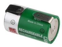 199-652 RS PRO RS PRO, 1.2V, 1/2 AA, NiMH Rechargeable Battery, 550mAh