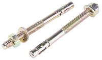 908-6983 RS PRO Carbon Steel Anchor Bolt M12 x 140mm, 12mm Fixing Hole