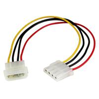 lp4powext12 StarTech.com Extension Power Cable, Black, 12in