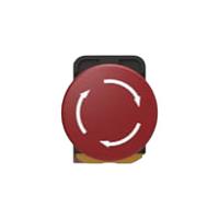 pbes22l01hr TE Connectivity PBES22 Series Illuminated Emergency Stop Push Button, Panel Mount, 22.3mm Cutout, 1NC, IP20, IP65
