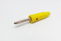 212-1236 RS PRO Yellow Male Banana Connectors, Screw Termination, 16A, 50V, Copper Plating