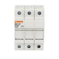fb01b3p Lovato 32A Fuse Holder for 10 x 38mm Fuse, 3P, 690V ac