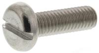 527-088 RS PRO Slot M5 Pan A2 304 Stainless Steel Machine Screws DIN 85 x 16.0mm
