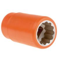 911-1433 ITL Insulated Tools Ltd 1/2 in Drive 18mm Insulated Standard Socket, 12 point, VDE/1000V, 50 mm Overall Length