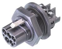 9605250531 Wieland RST20i5 Series Connector, 5-Pole, Male, 1-Way, Panel Mount, 20A, IP66, IP68, IP69