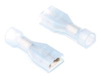 3-350816-2 TE Connectivity Ultra-Fast .187 Blue Insulated Female Spade Connector, Receptacle, 4.75 x 0.51mm Tab Size, 1.3mm² to