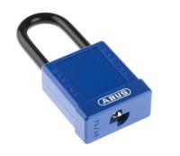 805-5471 ABUS Key Weatherproof Aluminium, Steel Safety Padlock, 6.5mm Shackle, 38mm Body
