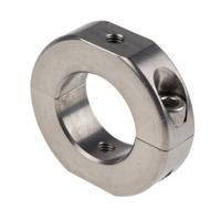 of-msp-30-ss Ruland Shaft Collar, Two Piece, Clamp Screw, Bore 30mm, OD 54mm, W 15mm, Stainless Steel