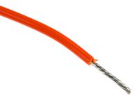 3055-or001 Alpha Wire Hook-up Wire PVC Series Orange 0.81 mm² Hook Up Wire, 18 AWG, 16/0.25 mm, 305m, PVC Insulation, 3055 OR001