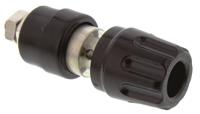 930103100 Hirschmann Test & Measurement 35A, Black Binding Post With Brass Contacts and Nickel Plated