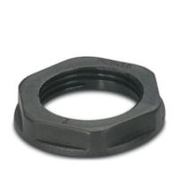 1411216 Phoenix Contact Black Polyamide Cable Gland Locknut, M25mm Thread