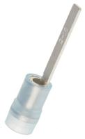 270-7463 RS PRO Insulated Crimp Blade Terminal 18mm Blade Length, 1.5mm² to 2.5mm², 16AWG to 14AWG, Blue